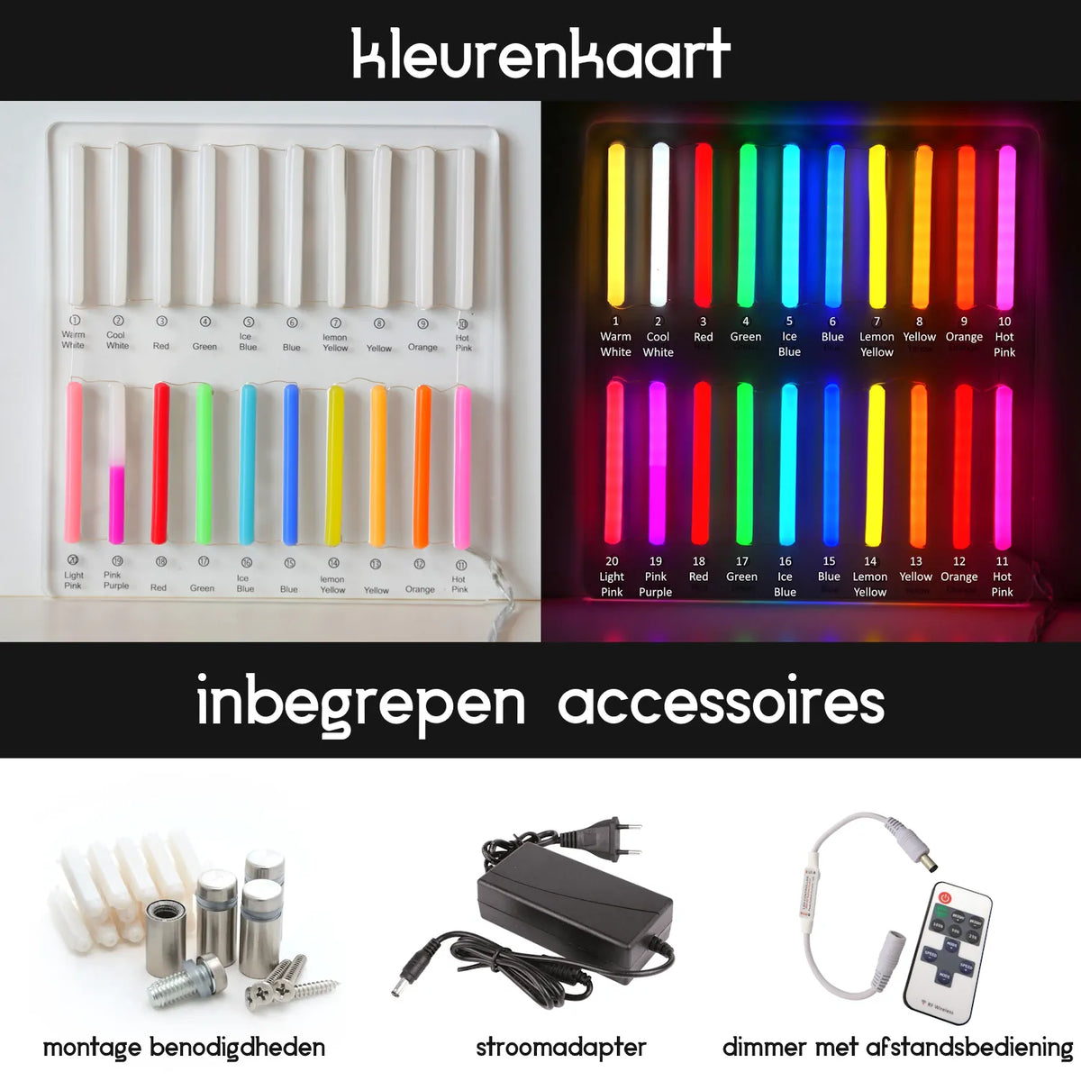 Bubbles Neon Licht