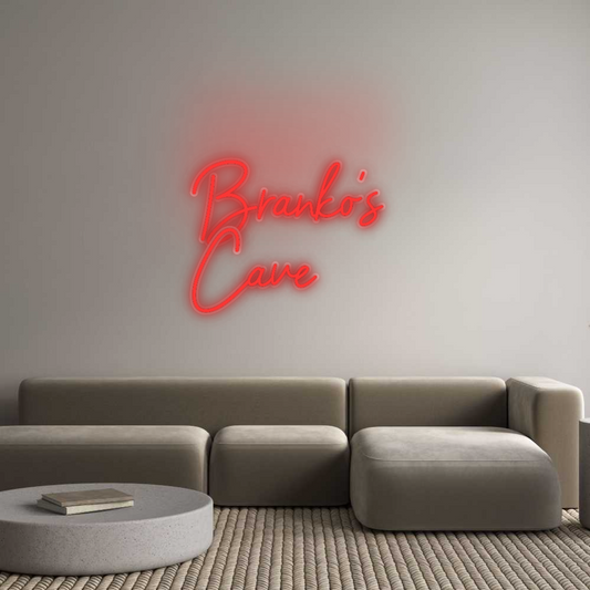 Neon op maat: Branko's 
Cave