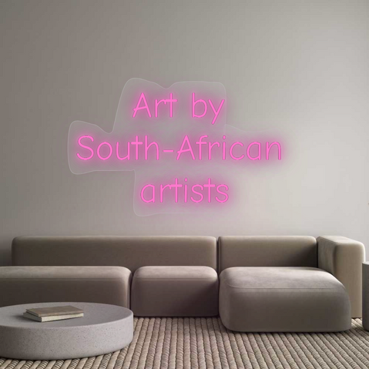 Neon op maat: Art by 
Sout...