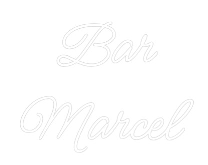Neon op maat: Bar
Marcel