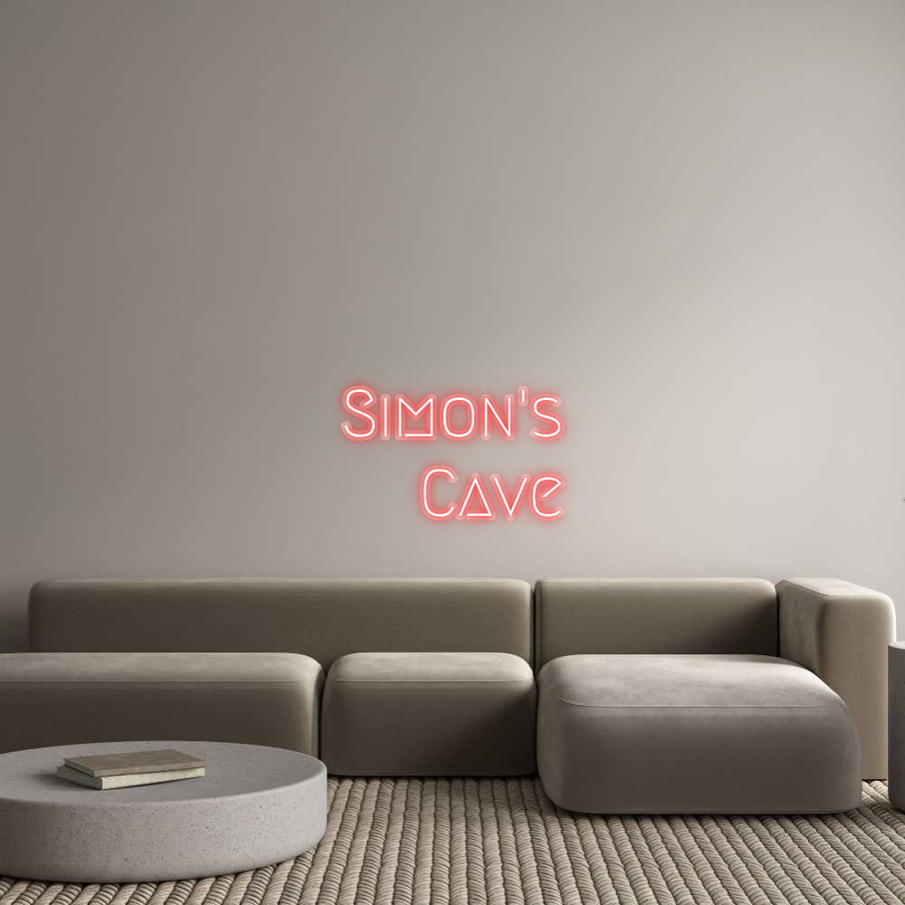 Neon op maat: Simon's
Cave