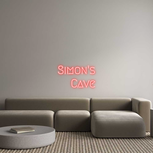 Neon op maat: Simon's
Cave