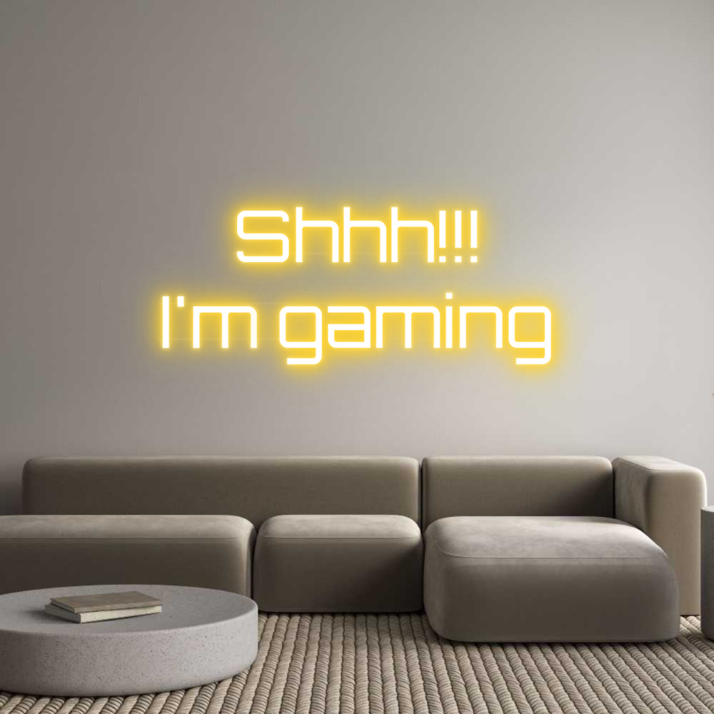Neon op maat: Shhh!!!
I'm ...