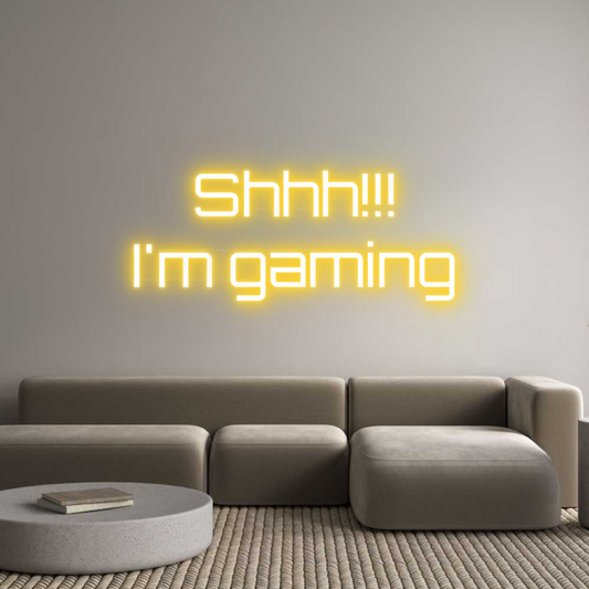 Neon op maat: Shhh!!!
I'm ...