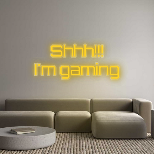 Neon op maat: Shhh!!!
I'm ...